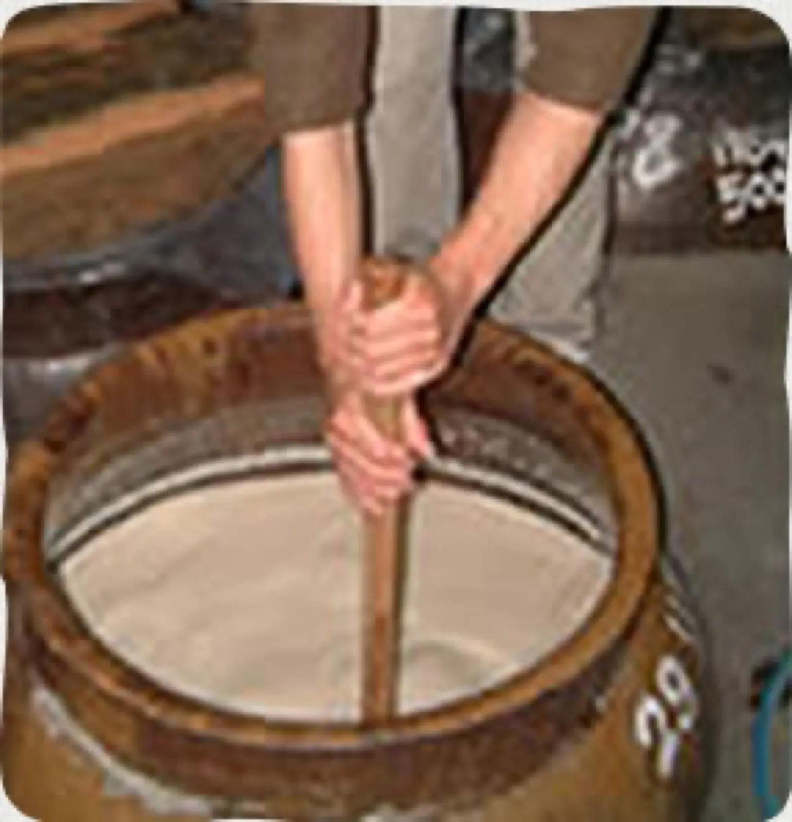 オリジナル焼酎 山善の仕込み